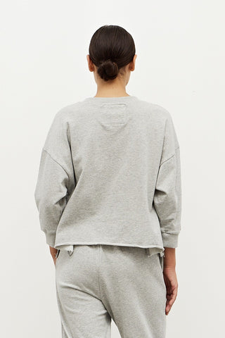 Bliss Cotton Terry Pullover Sweatshirt