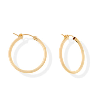 35 mm Gold Hoops