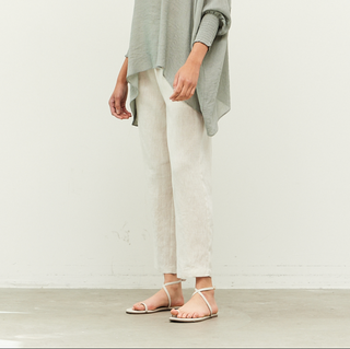 Tapered Linen Pants