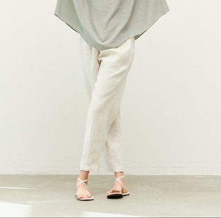 Tapered Linen Pants