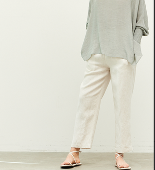 Tapered Linen Pants