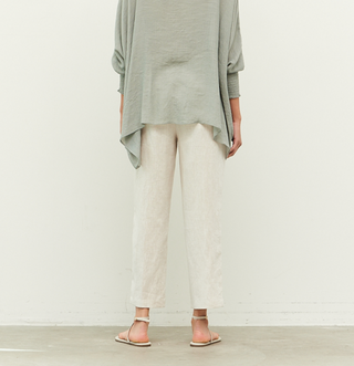 Tapered Linen Pants